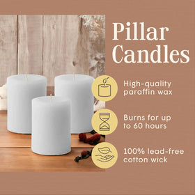 Mister Candle citronella candles deterring insects while dining outdoors.