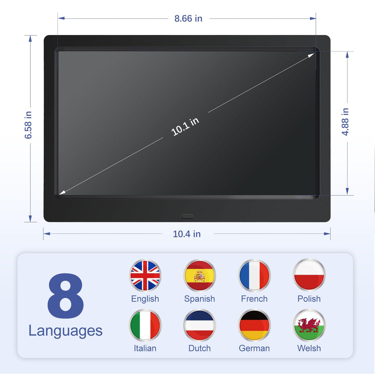 Mitoart auto dimming screen reduces glare for night use