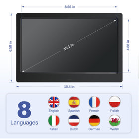 Mitoart auto dimming screen reduces glare for night use