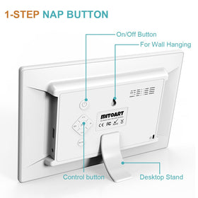 Mitoart dementia-friendly design with clear controls for elderly users.
