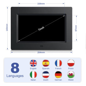 Mitoart clock auto DST feature simplifies annual time changes.