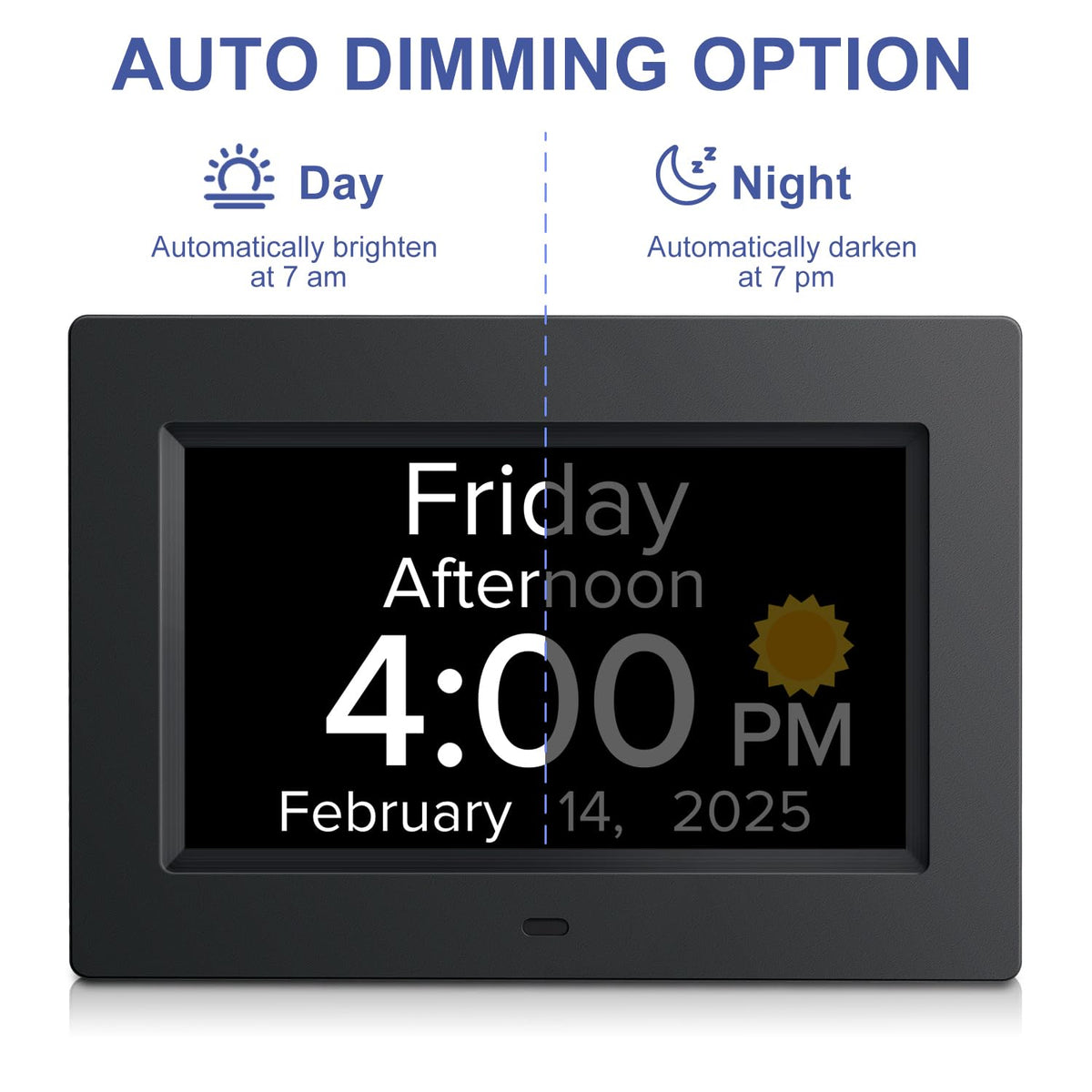 Mitoart clock offering multiple alarms for reminders and routines.