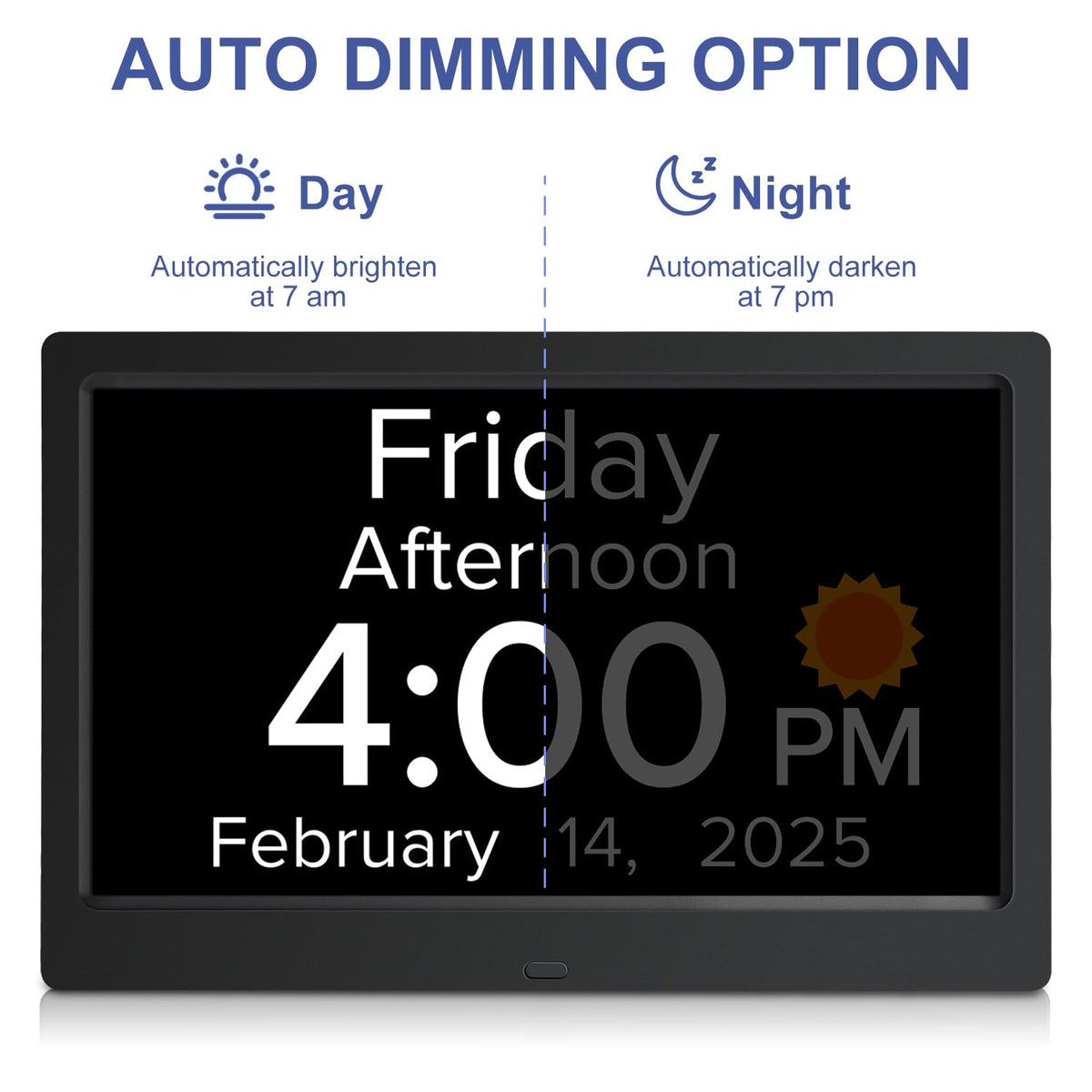Mitoart clock with multiple alarms helps manage daily reminders