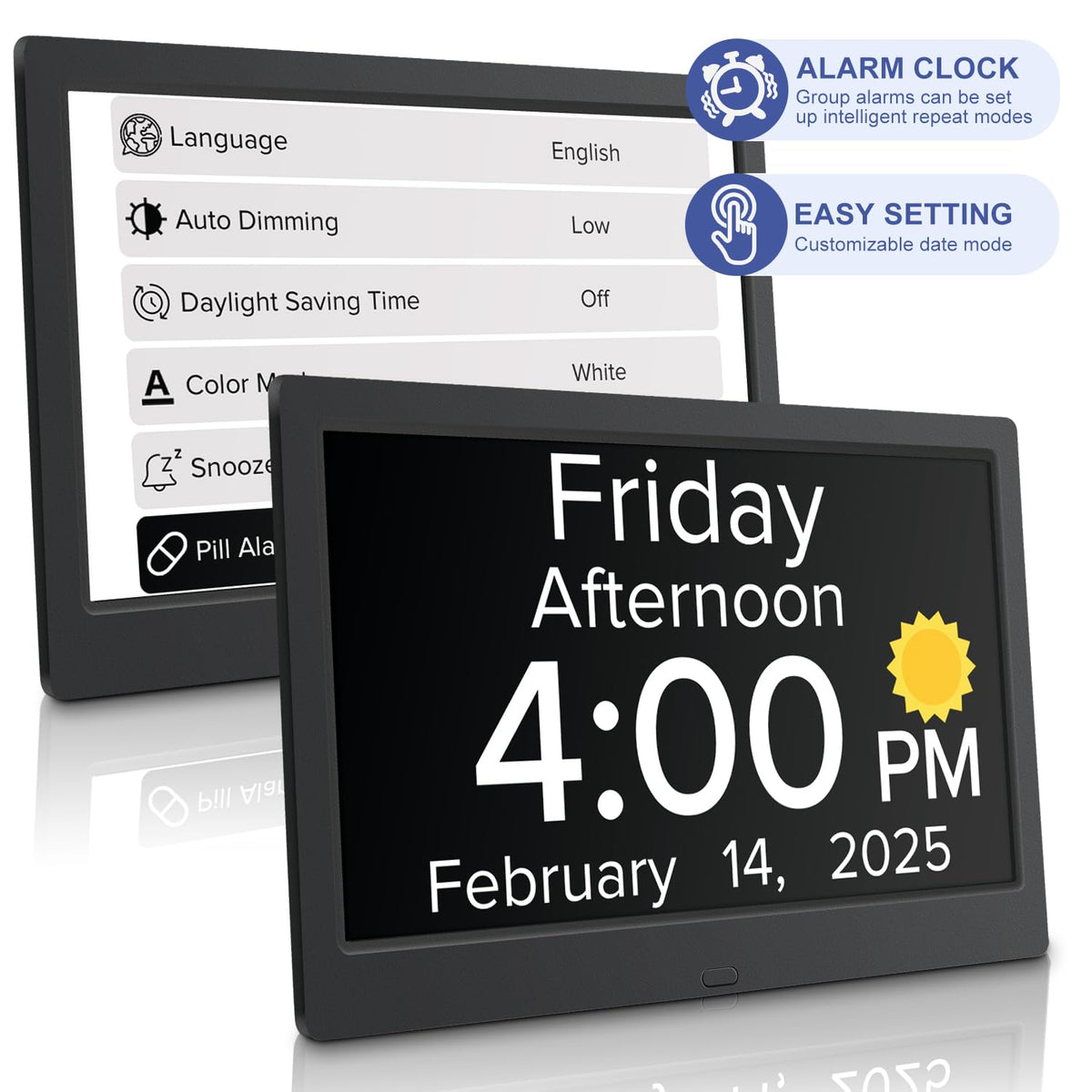 Mitoart voice timing function providing spoken time in several languages