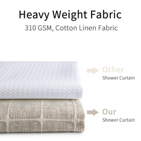 MitoVilla heavy curtain stays in place with secure weight.