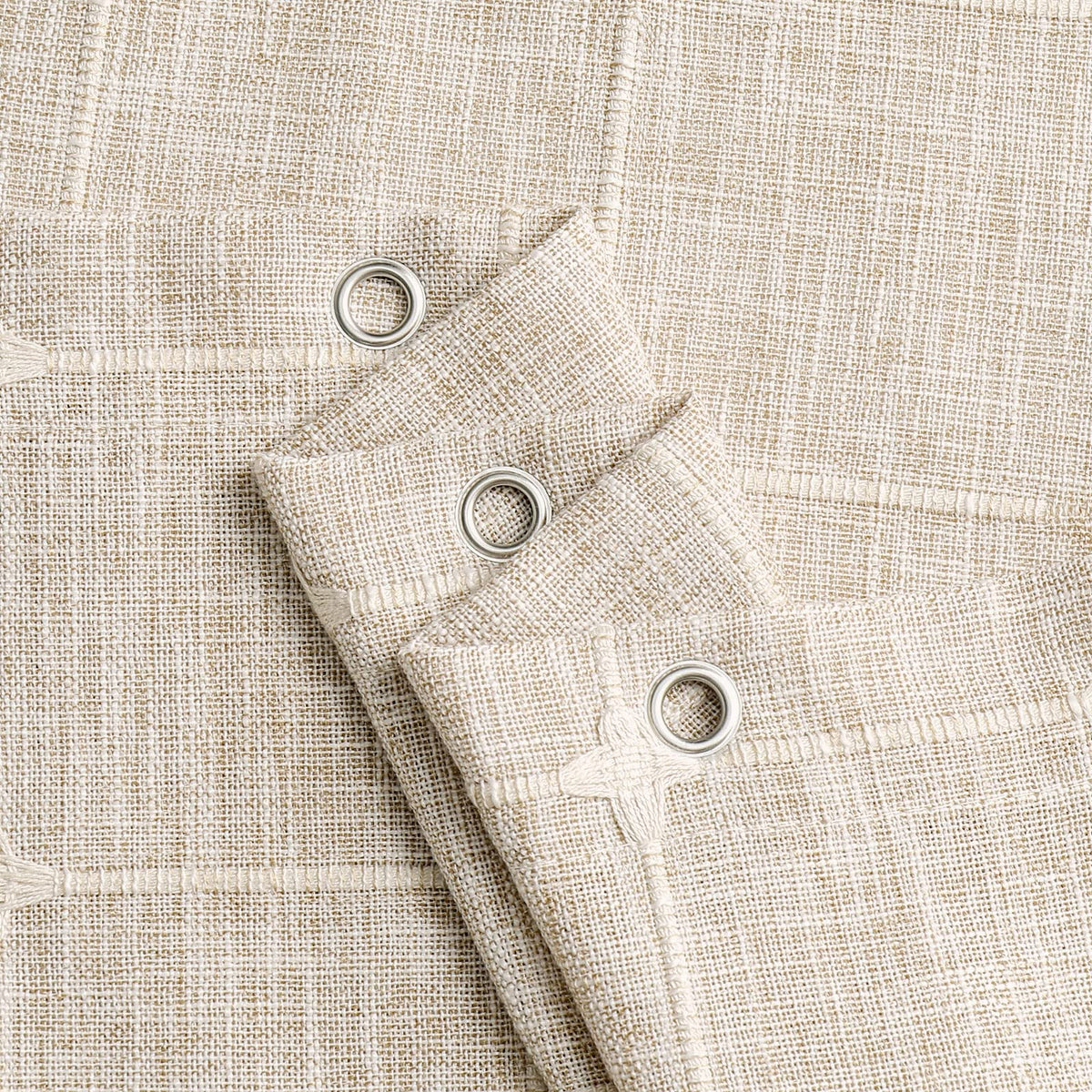 MitoVilla Boho Farmhouse curtain machine washable for easy care.
