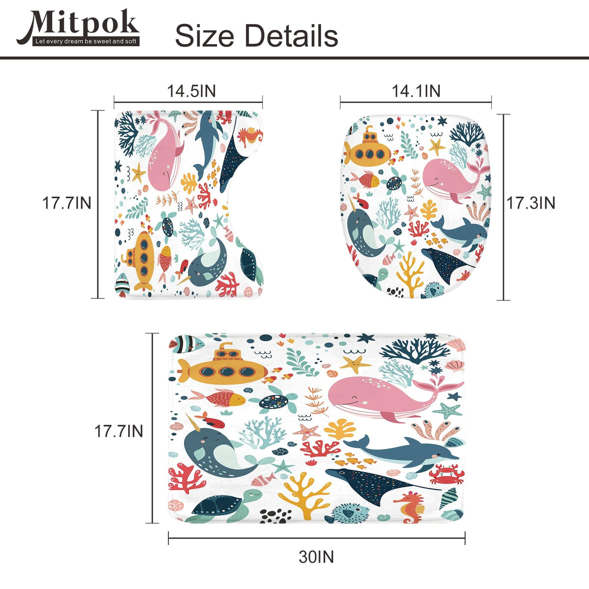 Mitpok 12-hook set for quick curtain installation