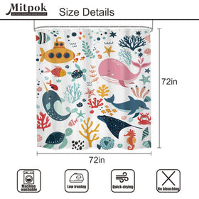 Mitpok U-shaped cushion helps keep the bath area cozy