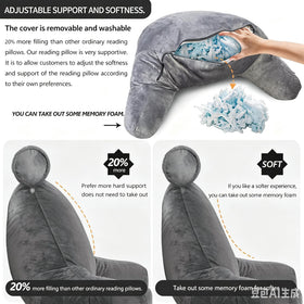 Mittagong shredded memory foam core balances softness and sturdy back support.