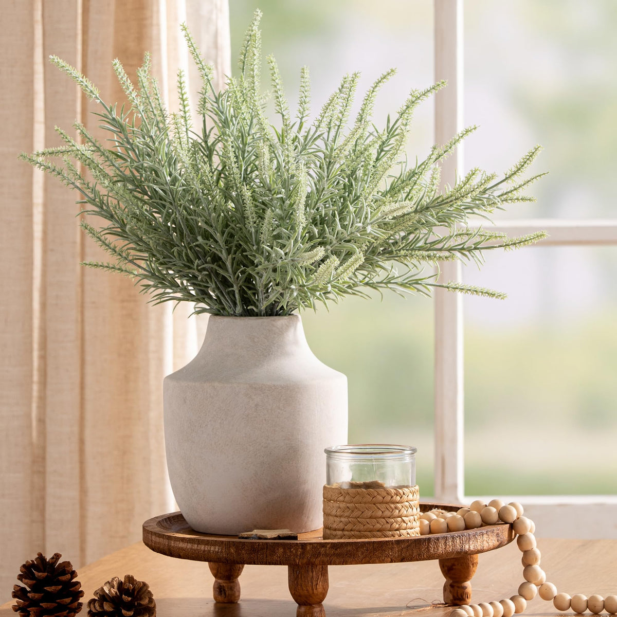 Mitt&Ditt farmhouse vase displayed in living room, versatile decor