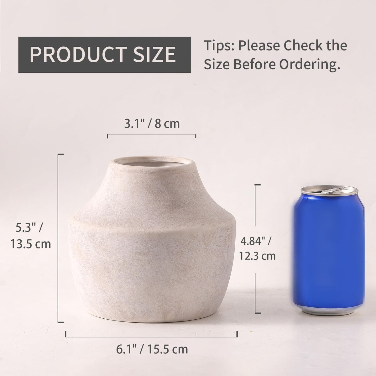 Non-slip bottom on Mitt&amp;Ditt vase protects surfaces during placement