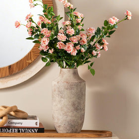 Mitt&Ditt weathered vase complements classic, vintage, and bohemian interiors.