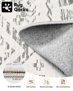 Miukiki machine-washable rug for quick deep clean after everyday spills.