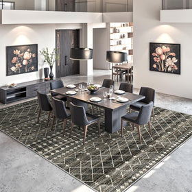 Miukiki rug folds for versatile layouts and simple storage.