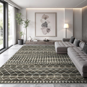 Miukiki living-room setup showcases Moroccan pattern and easy-care practicality.