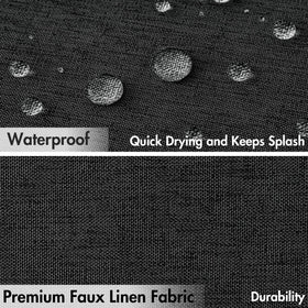 MIULEE curtain with 12 metal hooks for easy installation