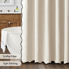 MIULEE includes 12 rust-resistant hooks for easy hanging and sliding.