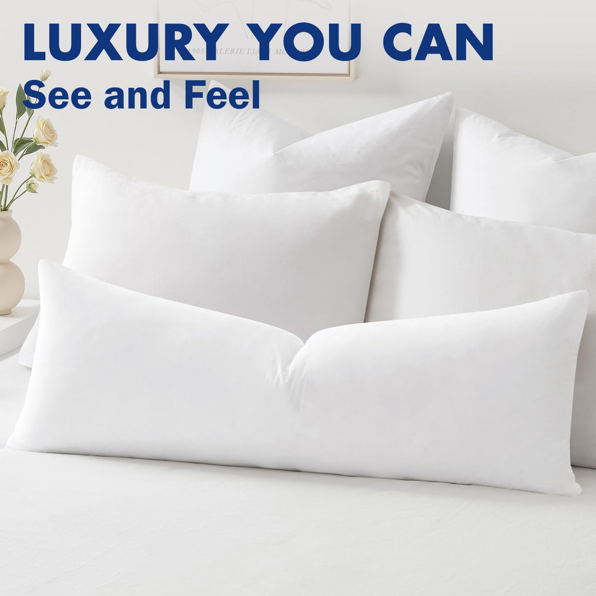 MIULEE pillow insert features durable stitching for everyday use.