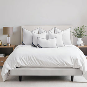 MIULEE virgin microfiber fill provides soft support in a pillow insert
