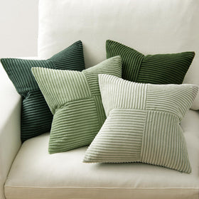 MIULEE 18x18 inch pillow covers set offers versatile living room refresh.