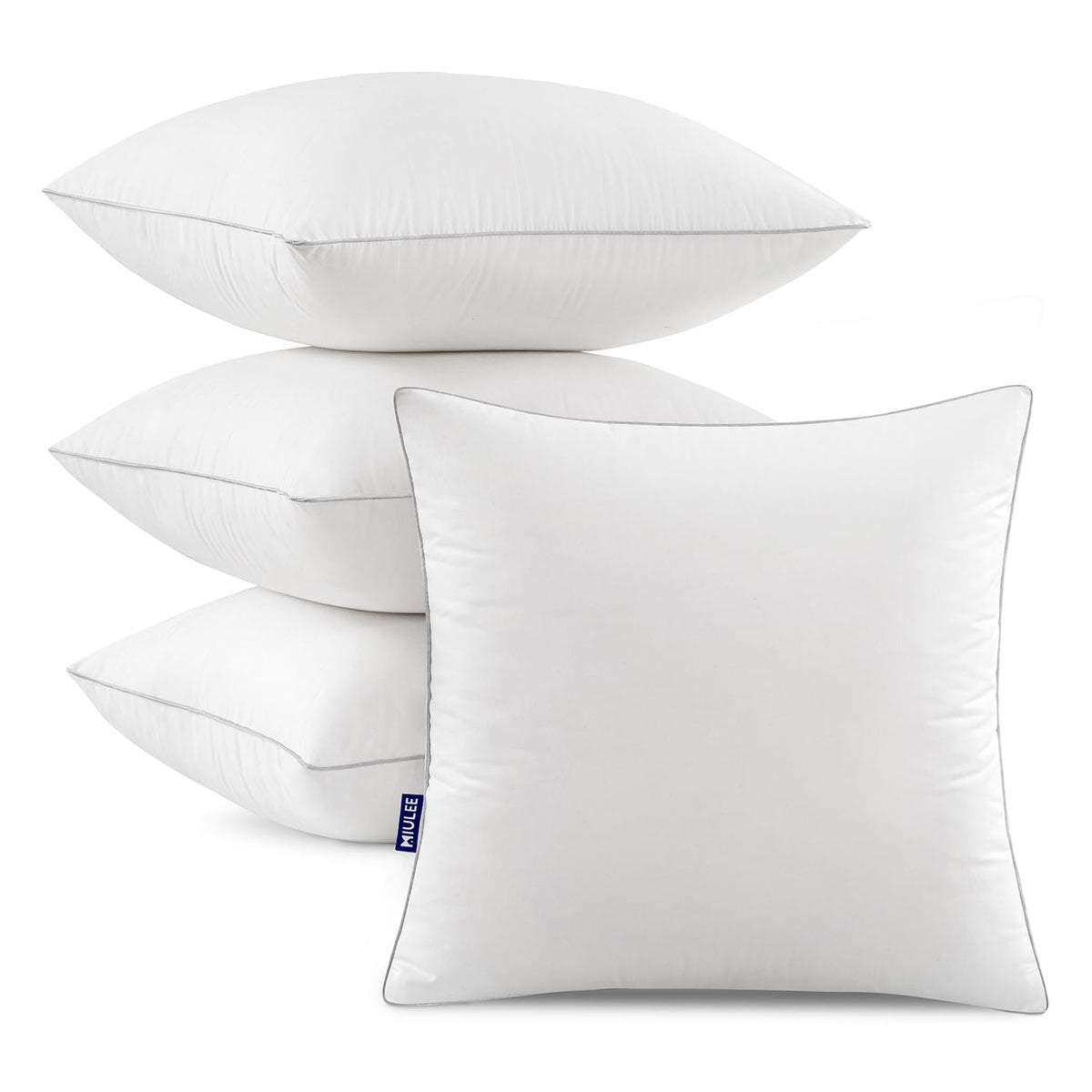 MIULEE 18x18 pillow insert packaging ready for quick decor refresh