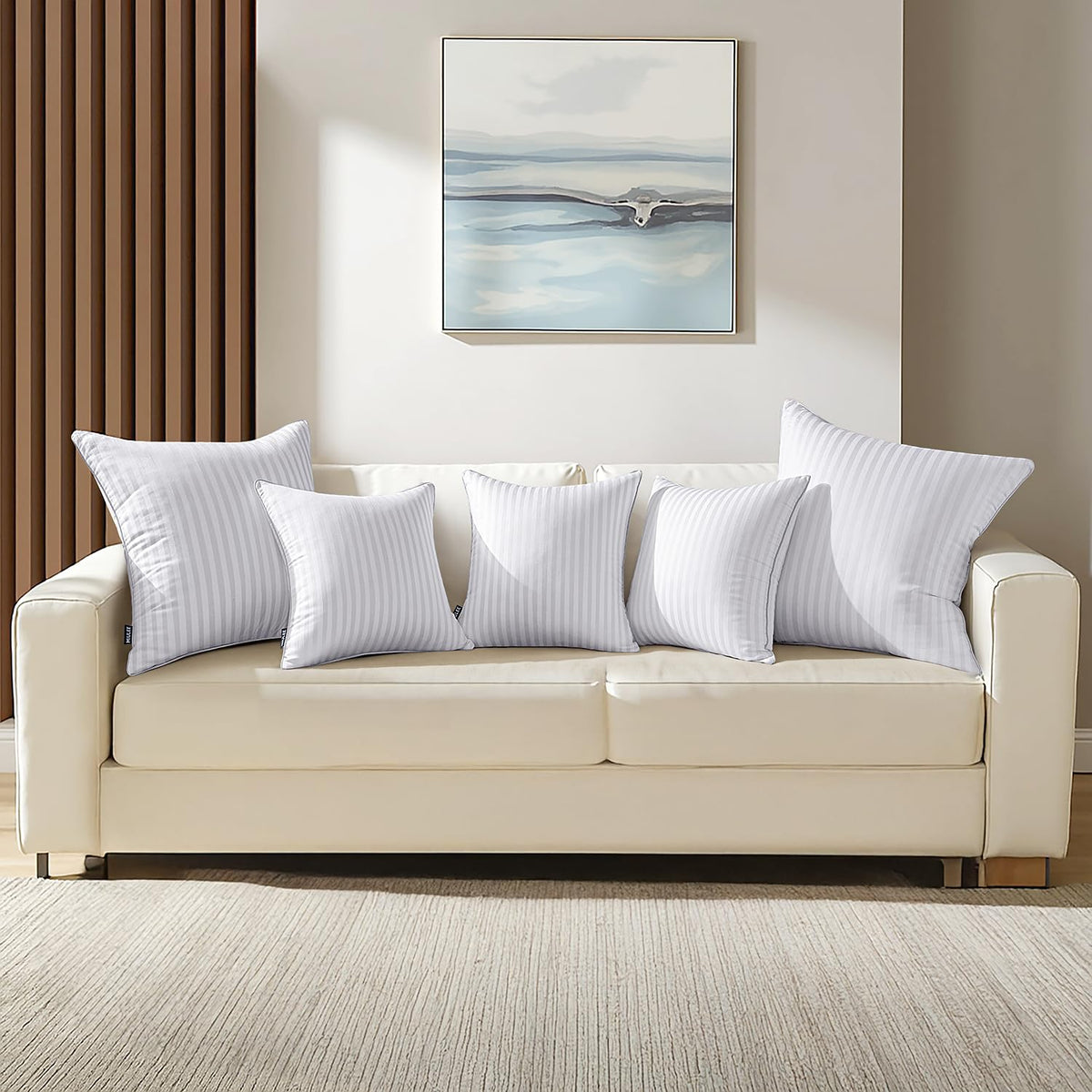 MIULEE 18x18 insert diagonal weave for durable, wrinkle-resistant shape