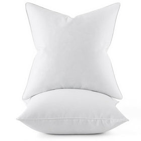 MIULEE 18x18 pillow inserts packed for 2 provide plush support on couches.