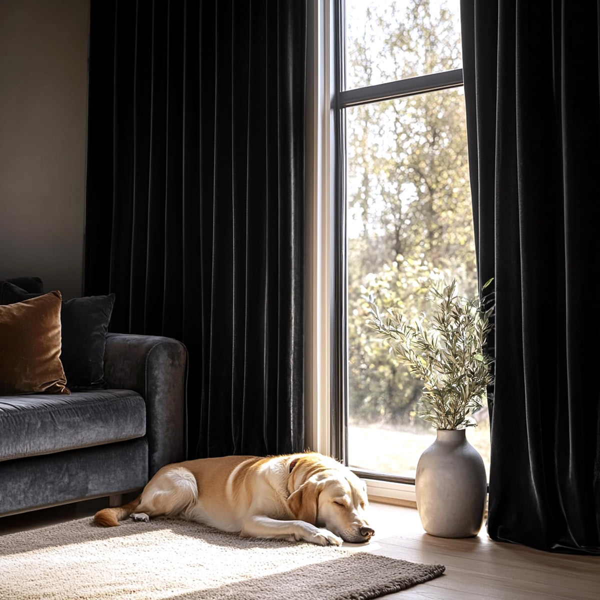MIULEE 2-panel set shows generous coverage for privacy