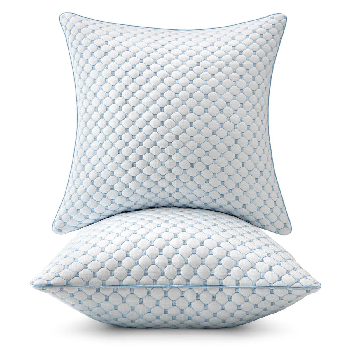 MIULEE 20x20 pillow inserts provide cooling memory foam for sofa comfort.