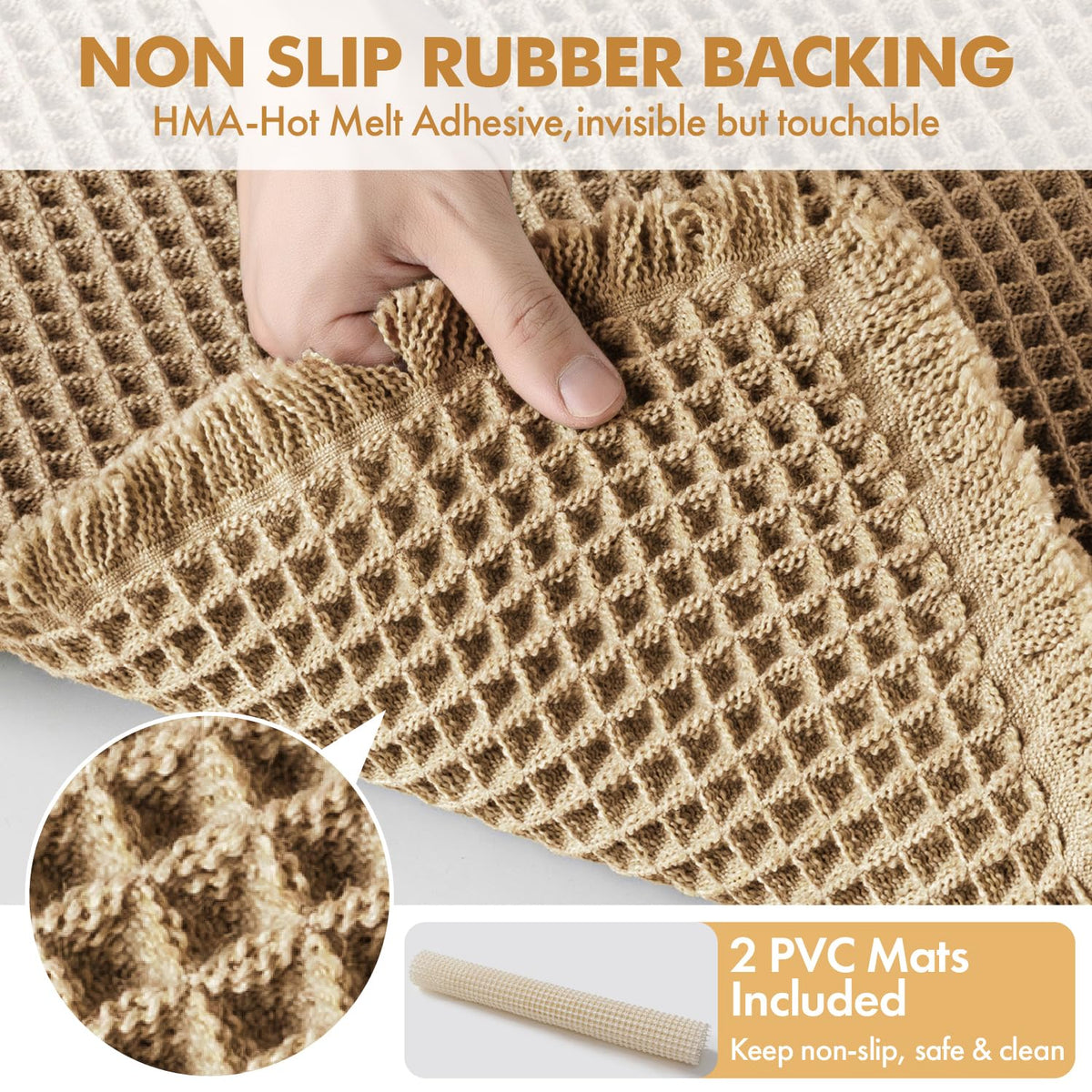 MIULEE absorbent bath mat in use, feet stay warm and floors dry.