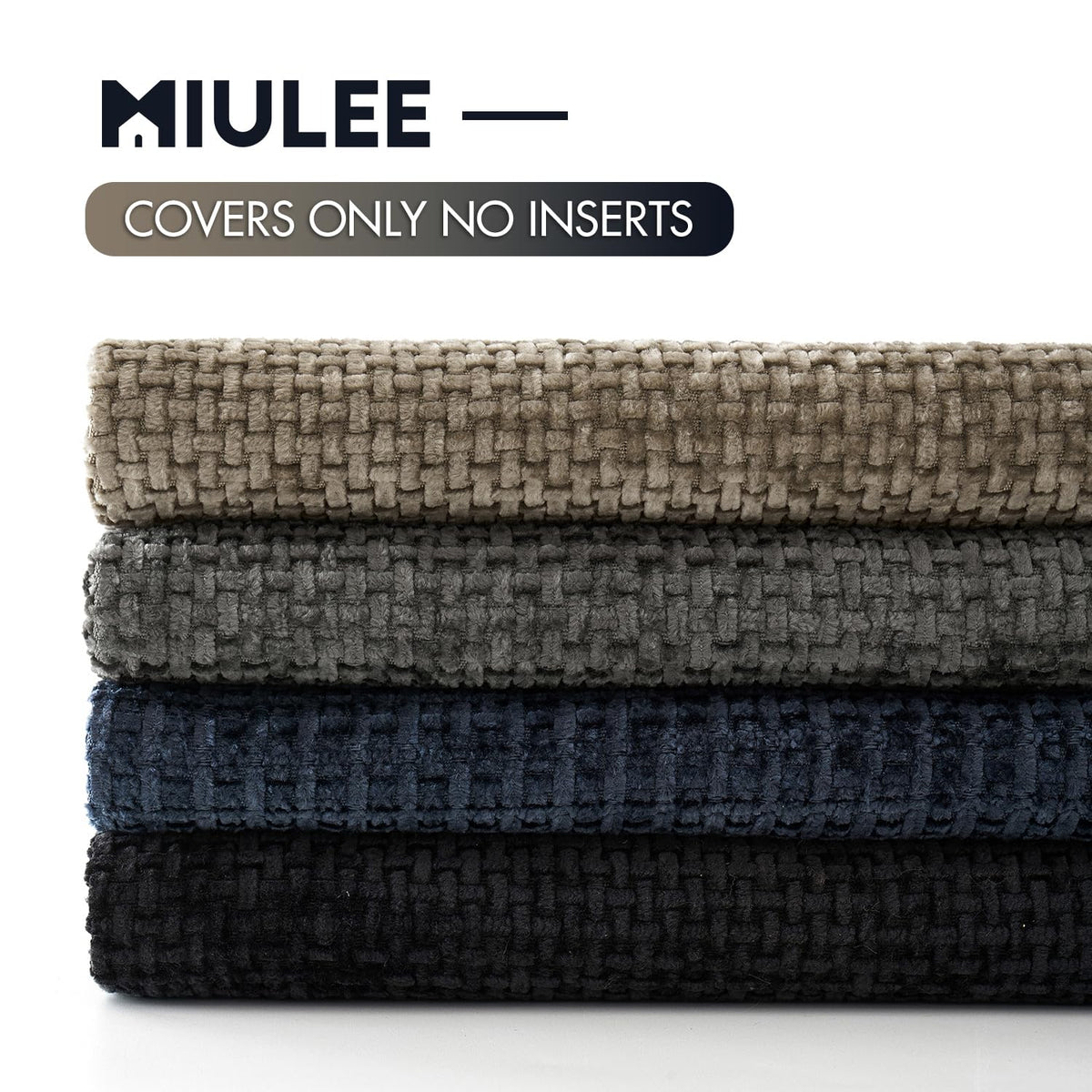MIULEE bedroom décor idea with cushions on plush sofa.