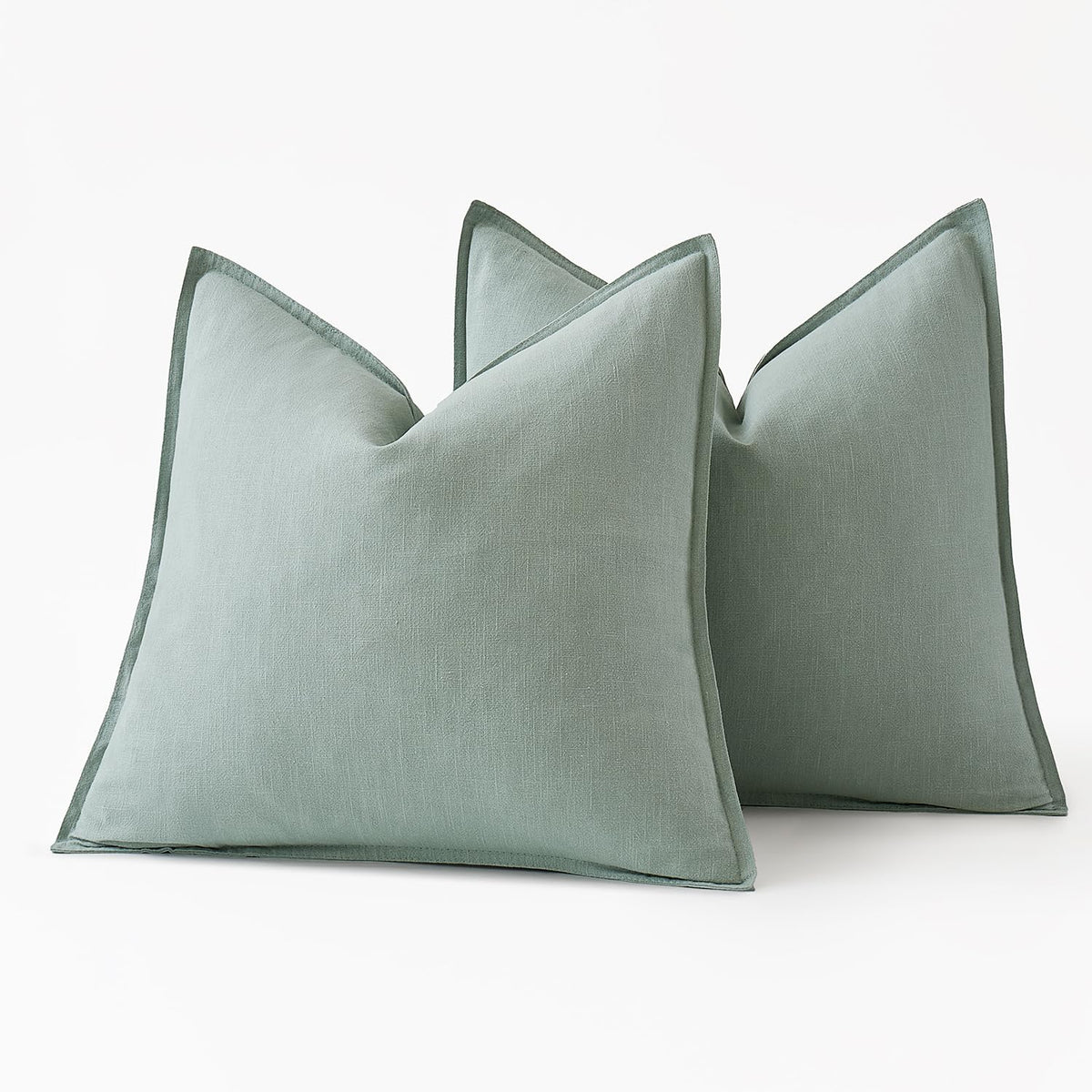 MIULEE pillow cover used as bedroom decor with matching tones