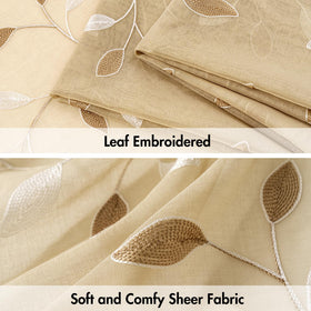 MIULEE sheer curtains filter daylight to create a bright, private space