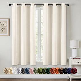 MIULEE blackout curtains two-panel set for modern living spaces