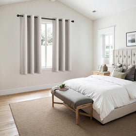 MIULEE blackout curtains 63 inches long for flexible window coverage.