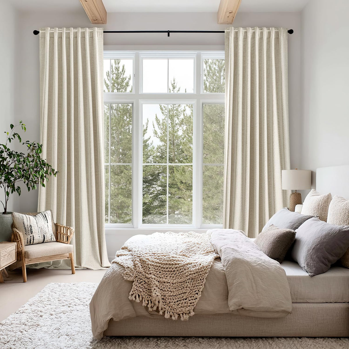 MIULEE blackout panels help you create private, theater-like ambiance.