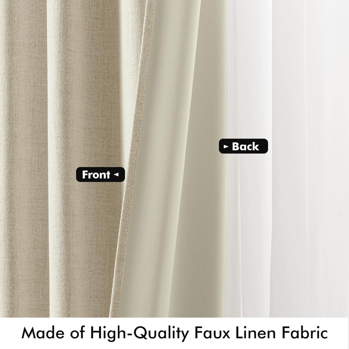 MIULEE cream curtains add vintage luxury to nursery and kids’ rooms.