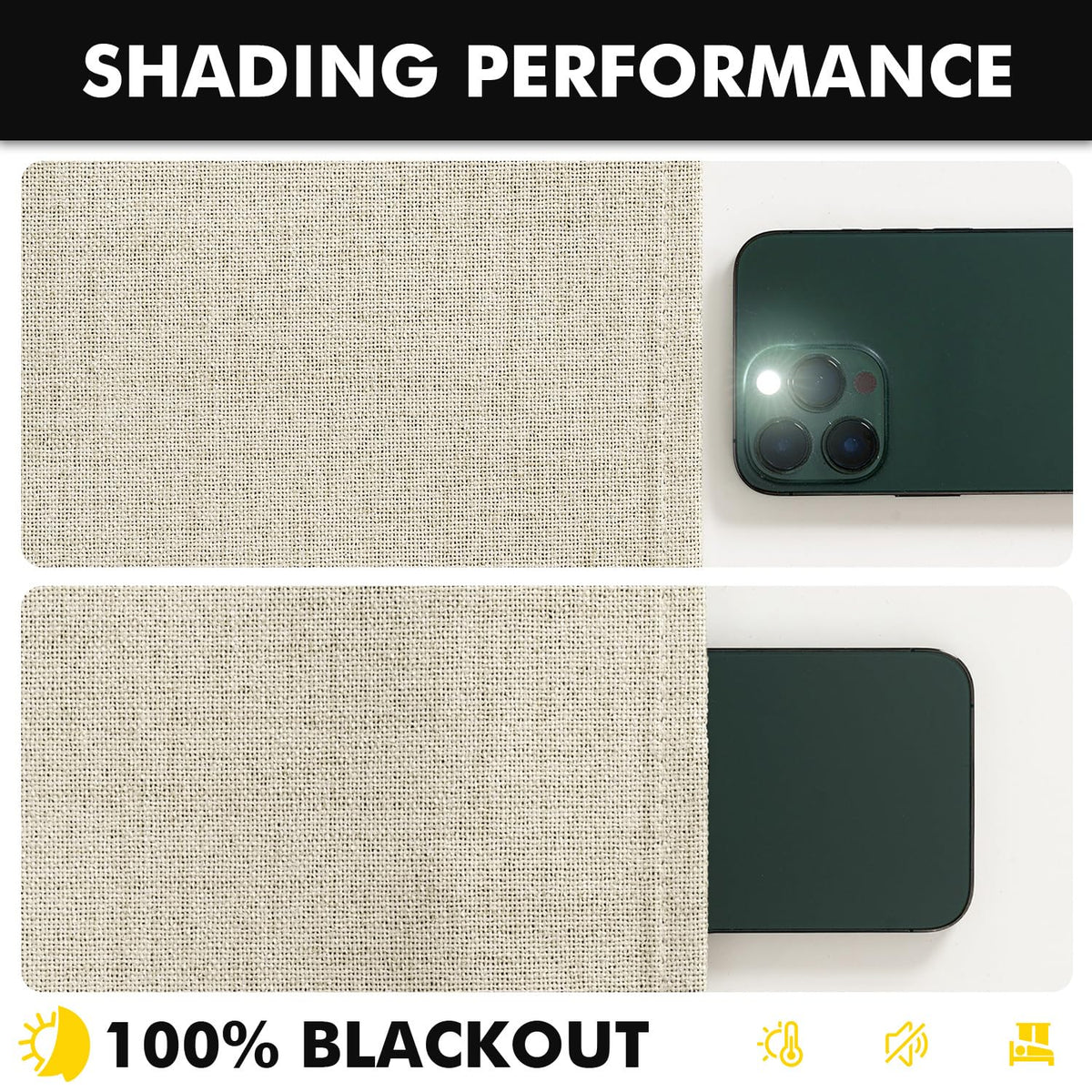 MIULEE curtains offer easy care with iron or steam and low-dry cycles.