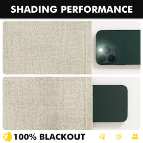 MIULEE curtains offer easy care with iron or steam and low-dry cycles.
