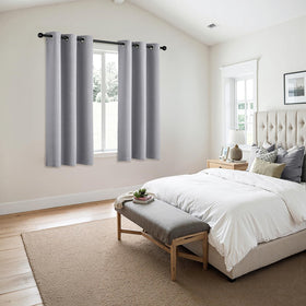 MIULEE blackout curtains quick-care design suits busy homes