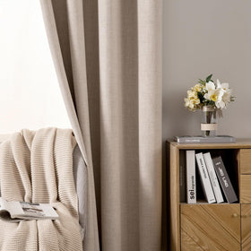 MIULEE blackout curtains on a living room drapes display luxury linen vibe