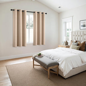 MIULEE blackout curtains machine-washable care makes cleaning simple.