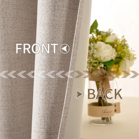 MIULEE blackout curtains noise reduction and privacy in a quiet room