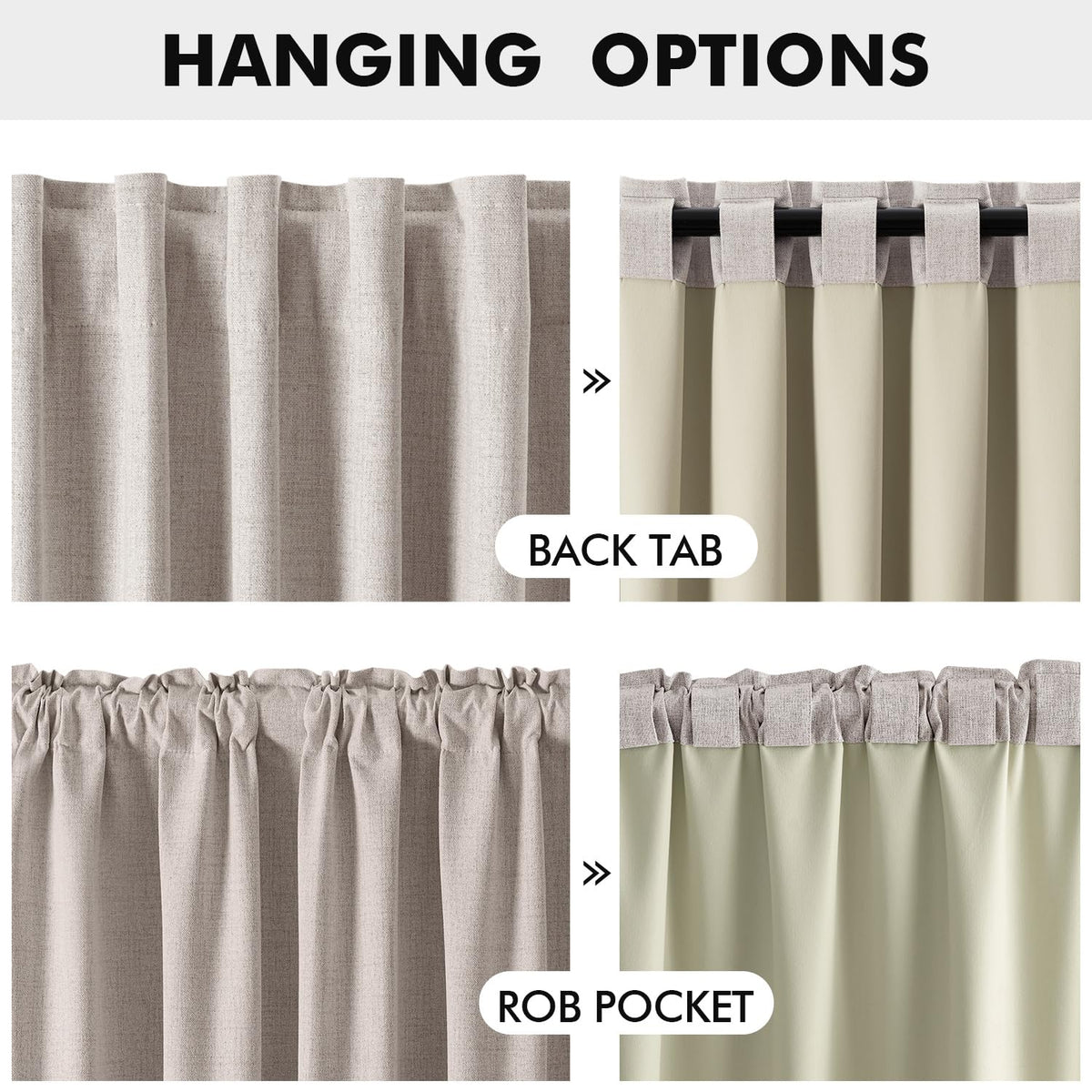 MIULEE blackout curtains in nursery scenario for daytime rest and naps.