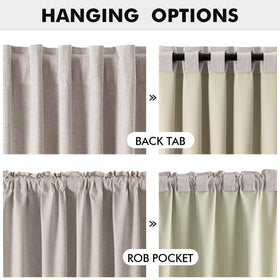 MIULEE blackout curtains in nursery scenario for daytime rest and naps.