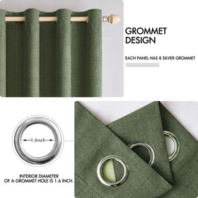 MIULEE blackout curtain outer layer showcases effective light blocking for daytime rest