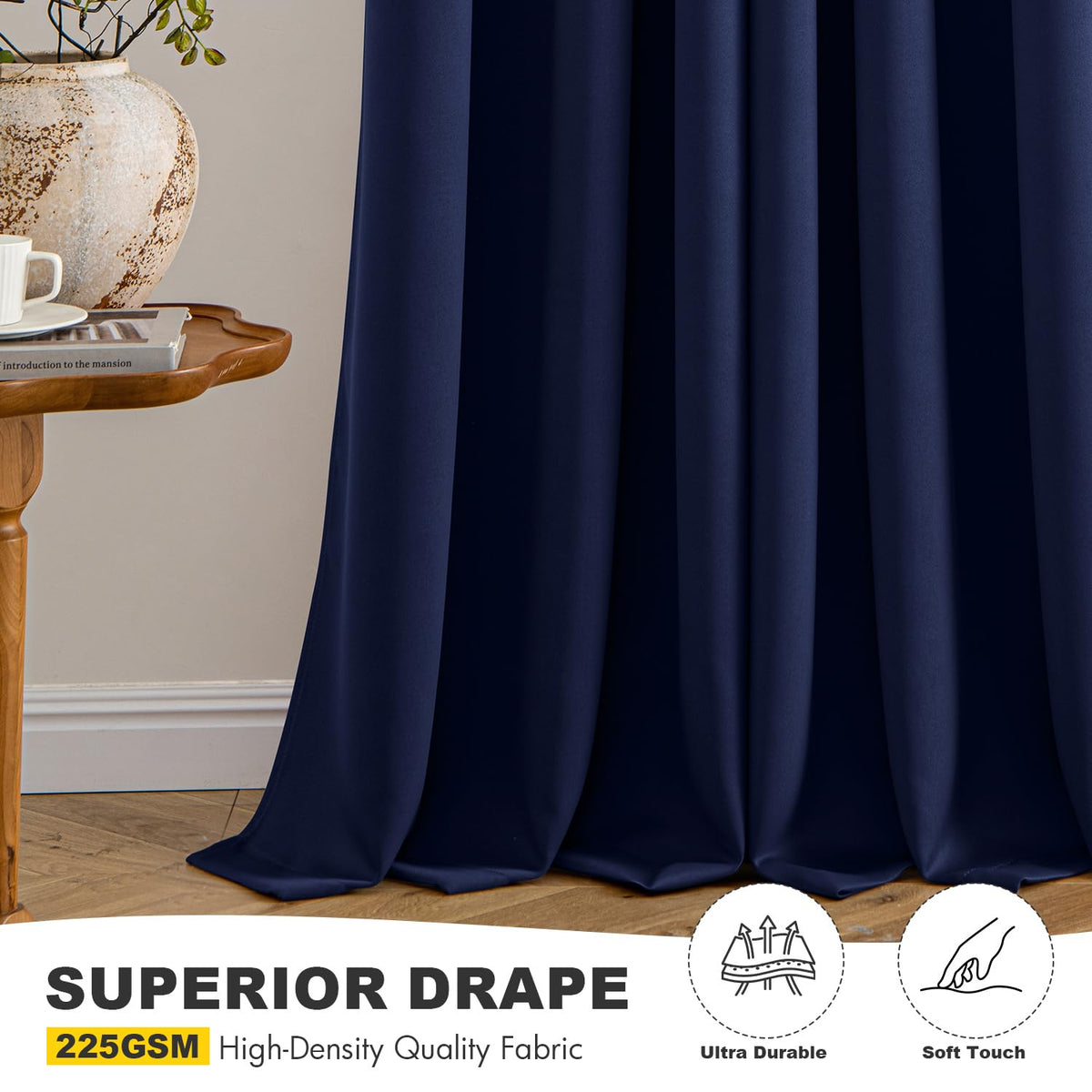 Thermal-insulated fabric helps maintain comfortable temperatures for everyday use