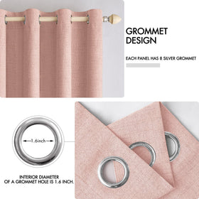 MIULEE room-scene living room shows luxurious vintage-inspired decor with soft blush.