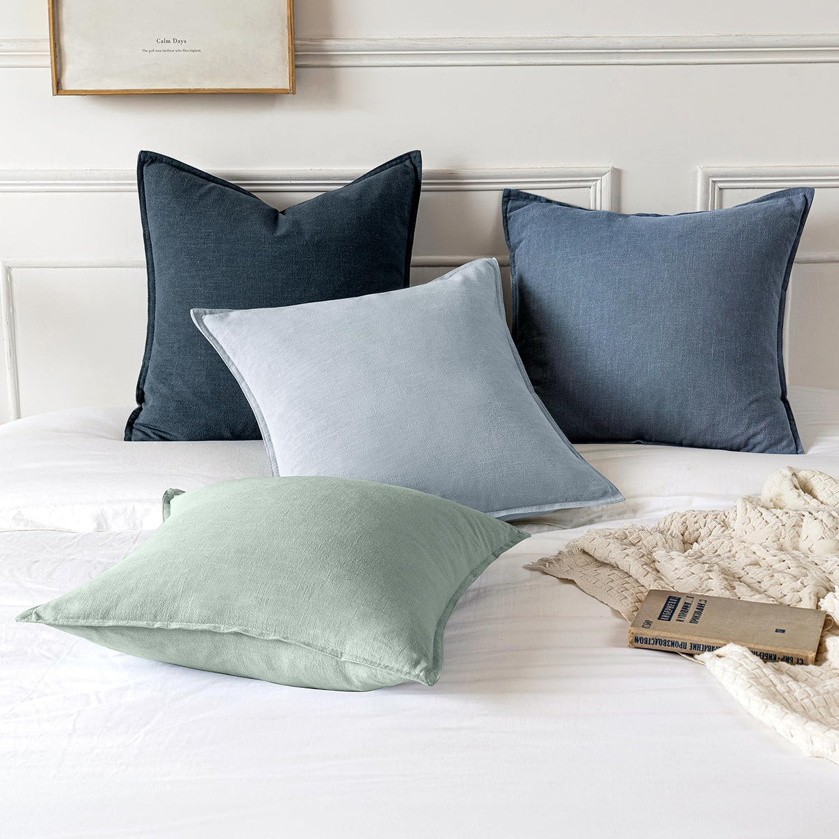 MIULEE blue ashes neutral decor style complements various rooms