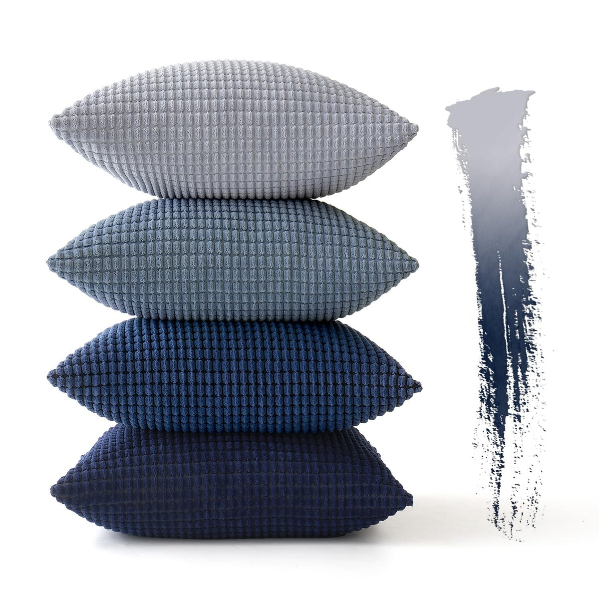 MIULEE blue cover with hidden zipper supports easy insert removal and clean aesthetics.